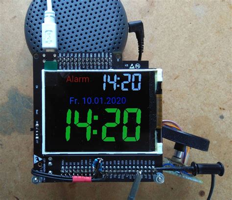 lvgl digital clock